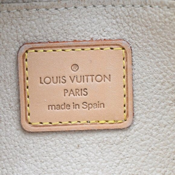 LOUIS VUITTON Pochette Cosmetic Pouch Monogram Leather Brown BN - Picture 9 of 14